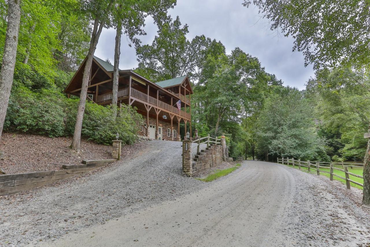 Heaven On The Toccoa Where You Will Enjoy The Sites And Sounds Of The Toccoa River Mineral Bluff Exterior photo